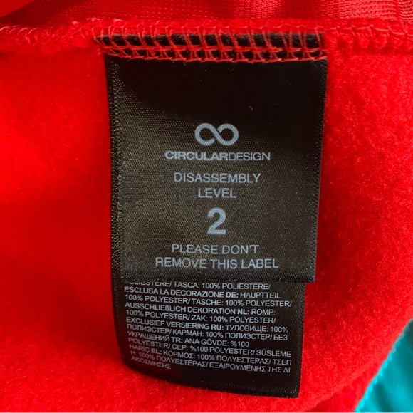 NWT The North Face M Alpine Polartec 200 ¼ Zip Fleece Pullover Fiery Red Large - Picture 11 of 14